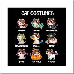 Cat Costumes Funny Gift For Her Girls Nage Kids Cat Posters and Art